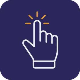 Image with a hand clicking on some